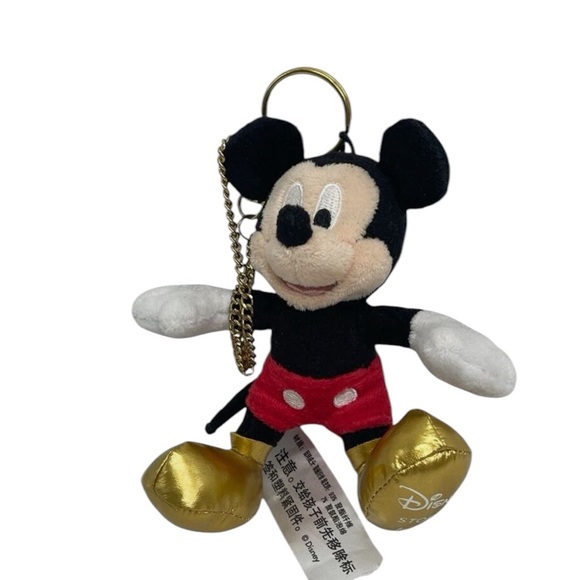 Shanghai Disney Store Exclusive Mickey Mouse Key Chain With Golden Shoes LE 5000 - Picture 6 of 14